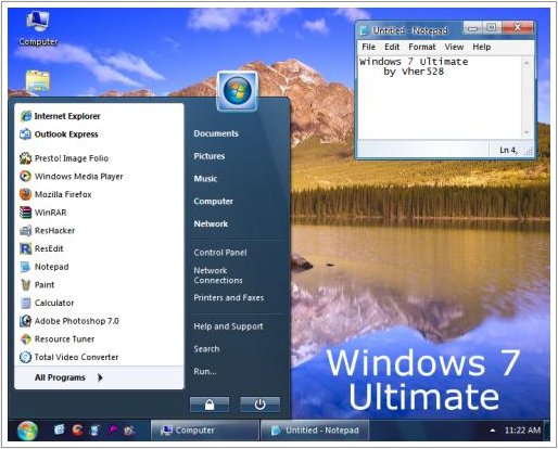 Windows 7 Ultimate Windows 7 Ultimate