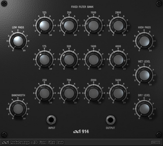 Audio Damage 914 Fixed Filter Bank v1.0.3 VST AU MAC OSX UB
